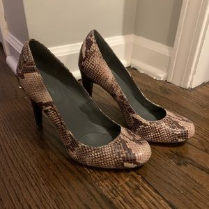 Calvin Klein Snakeskin Heel
